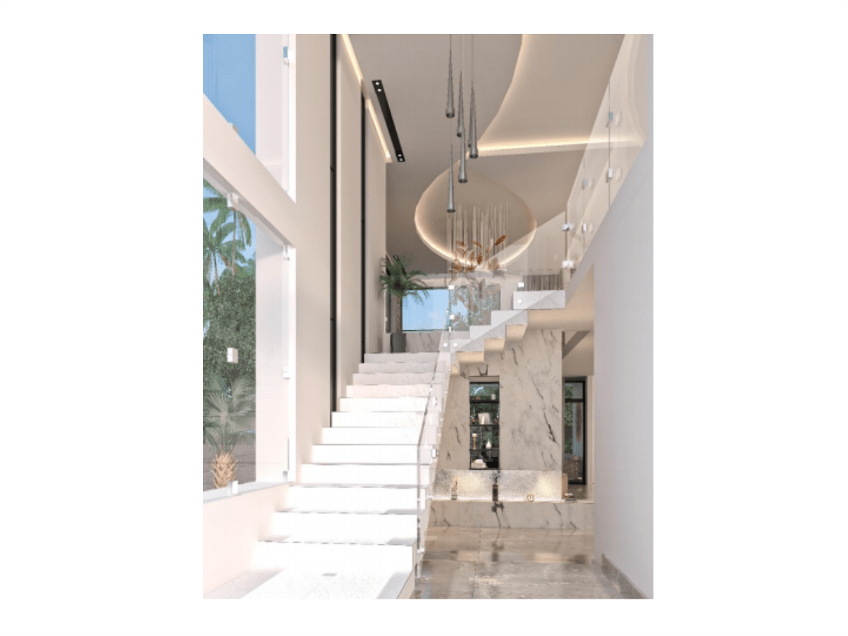 Escalera con Marmol